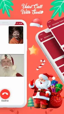 Santa Christmas Video Call android App screenshot 1