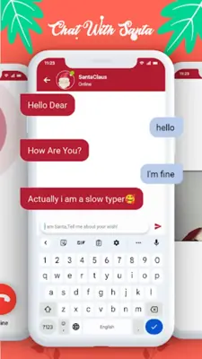 Santa Christmas Video Call android App screenshot 2